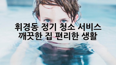 휘경동 정기 청소 서비스: 깨끗한 집, 편리한 생활