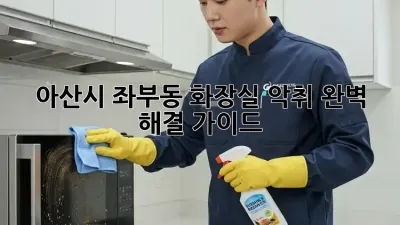 아산시 좌부동 화장실 악취? 완벽 해결 가이드!