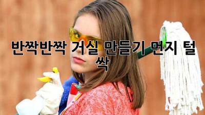 ✨반짝반짝 거실 만들기✨ 먼지🧹 털🗑️ 싹!